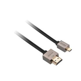 GoGEN HDMI/HDMI micro, 1,5m, v1.4, pozlátený, High speed, s ethernetom