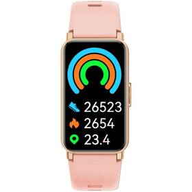 Inteligentné hodinky ARMODD Silentband 3 GPS (9061) ružové