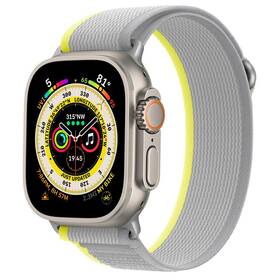 Remienok CubeNest Trail Loop na Apple Watch 42/44/45/Ultra 49 mm (B02N9L01) sivý/žltý