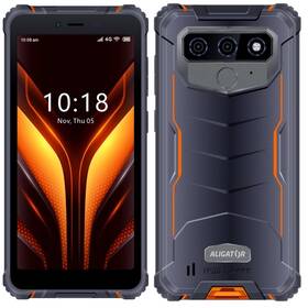 Mobilný telefón Aligator RX850 eXtremo 4 GB / 64 GB (ARX850BOR) čierny/oranžový