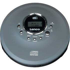 Discman Lenco CD-400 sivý