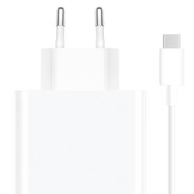 Nabíjačka do siete Xiaomi 120W Charging Combo 1x USB + USB-C kábel 1m (40034) biela