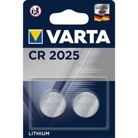 Batéria lítiová Varta CR2025, blister 2ks (6025101402)