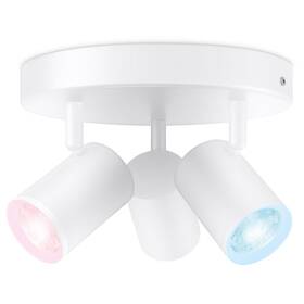 Bodové svietidlo WiZ IMAGEO Spots 3x5W RD, RGB (929003210801) biele