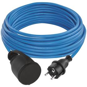 Kábel predlžovací EMOS 1x zásuvka, 10m (P01410W) modrý