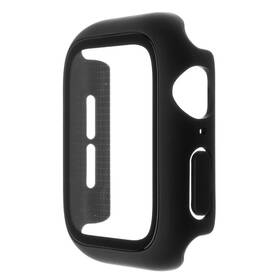Ochranné puzdro FIXED Pure+ s temperovaným sklom pre Apple Watch 44mm (FIXPUW+-434-BK) čierne