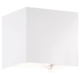 Nástenné svietidlo Fischer & Honsel Wall, štvorcové (FH 30258) biele