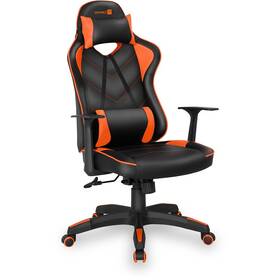 Herná stolička Connect IT LeMans Pro (CGC-0700-OR) čierna/oranžová