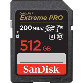 Pamäťová karta SanDisk SDXC Extreme Pro 512GB UHS-I U3 (200R/140W) (SDSDXXD-512G-GN4IN)