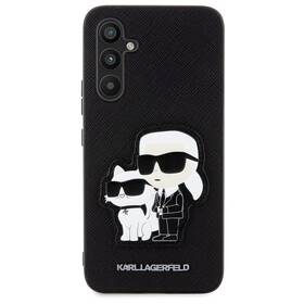Kryt na mobil Karl Lagerfeld PU Saffiano Karl and Choupette NFT na Samsung Galaxy A34 5G (KLHCA34SANKCPK) čierny