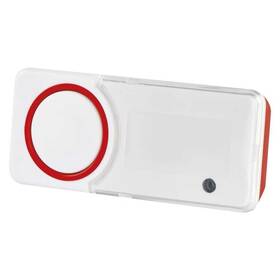 Tlačidlo EMOS pre domový bezdrôtový zvonček P5750 (P5750T) biely/červený