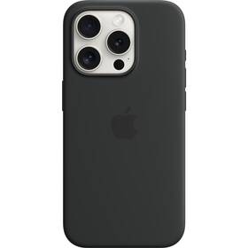 Kryt na mobil Apple Silicone Case s MagSafe pro iPhone 15 Pro - černý (MT1A3ZM/A)