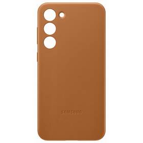 Kryt na mobil Samsung Leather na Galaxy S23+ (EF-VS916LAEGWW) hnedý