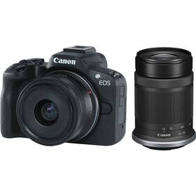 Digitálny fotoaparát Canon EOS R50 + RF-S 18-45 IS STM + RF-S 55-210 mm F5-7.1 IS (5811C023) čierny