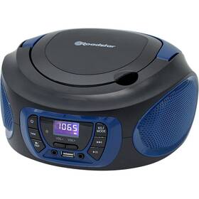 Rádioprijímač s CD Roadstar CDR-365 U čierny/modrý