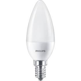 LED žiarovka Philips sviečka, 7W, E14, studená biela (8719514309685)