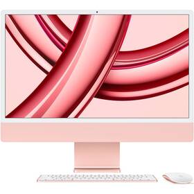 PC all in-one Apple iMac 24" M3 8-CPU 10-GPU, 256GB - Pink SK (MQRT3SL/A)
