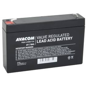 Olovený akumulátor Avacom 6V 8Ah F2 (PBAV-6V008-F2A)