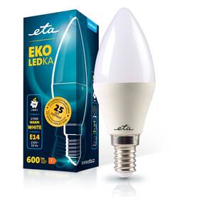 LED žiarovka ETA EKO LEDka sviečka 7W, E14, teplá biela (ETAC37W7WW01)