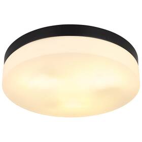 LED stropné svietidlo GLOBO Vranos, 30 cm (9007371440764) čierne