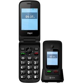 Mobilný telefón eStar Digni Flip (GSMES1217) čierny