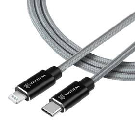 Kábel Tactical Fast Rope Aramid USB-C/Lightning MFi 0,3 m sivý