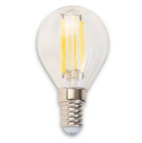 LED žiarovka Tesla miniglobe filament E14, 6W, denná biela (MG140640-1)
