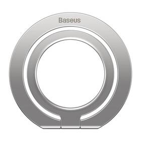 Držiak na mobil Baseus Halo kovový krúžok (SUCH000012) strieborný