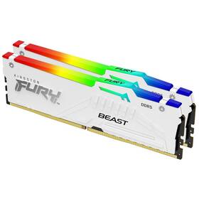 Pamäťový modul Kingston FURY Beast White RGB EXPO DDR5 32GB (2x16GB) 6400MHz CL32 (KF564C32BWEAK2-32)