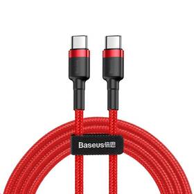 Kábel Baseus Cafule USB-C/USB-C, PD 2.0 60W, 2m (CATKLF-H09) červený