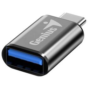 Redukcia Genius ACC-C2A, USB-A/USB-C (32590002400) sivá