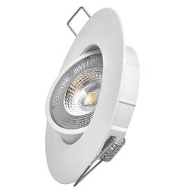 Vstavané svietidlo EMOS Simmi, kruh, 5W, neutrálna biela (ZD3122) biele