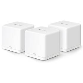 Kompletný Wi-Fi systém Mercusys Halo H60X, AX1500, Wi-Fi 6, (3-Pack) (Halo H60X(3-pack)) biely