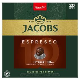 Kapsuly pre espressá Jacobs Espresso intenzita 10, 20 ks
