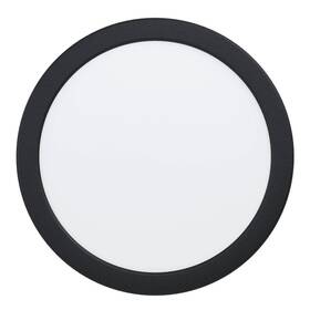 Vstavané svietidlo Eglo Fueva 5, kruh, 21,6 cm, teplá biela (99145) čierne