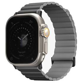Remienok Uniq Revix Premium Edition Reversible na Apple Watch 42/44/45/49mm (UNIQ-45MM-REVPCHRAGRY) sivý