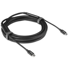 Kábel Club3D USB-C/USB-C, 8K, aktívny, 5m (CAC-1535) čierny