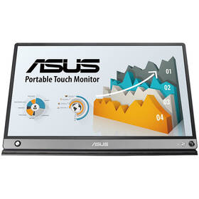 Monitor Asus ZenScreen Touch MB16AMT (90LM04S0-B01170) sivý