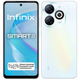 Mobilný telefón Infinix Smart 8 3 GB / 64 GB (X6525WHT) biely