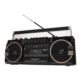 Rádiomagnetofón Ricatech PR1980 Ghettoblaster čierny