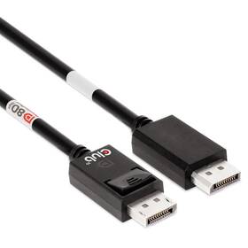 Kábel Club3D DisplayPort 2.1 / DisplayPort 2.1, 4K120Hz/8K60Hz HDR (M/M), 1,2m (CAC-1091) čierny