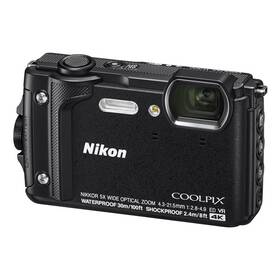 Digitálny fotoaparát Nikon Coolpix W300 + 2 v 1 plávací popruh čierny