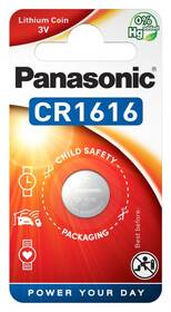 Batéria lítiová Panasonic CR1616, blister 1ks (CR-1616EL/1B)
