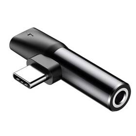 Redukcia Baseus USB-C samec / USB-C samice /3,5mm Jack samice (CATL41-01) čierna - zánovný - 24 mesiacov záruka