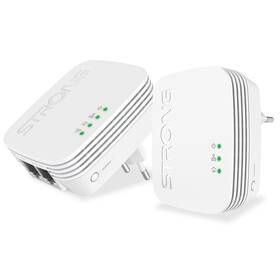 Sieťový rozvod LAN po 230V Strong Wi-Fi 600 DUO MINI, 2 jednotky (POWERLWF600DUOMINI)