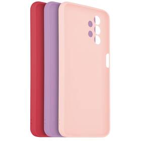 Set krytov na mobil FIXED Story na Samsung Galaxy A13 (FIXST-871-3SET1) červený/ružový/fialový