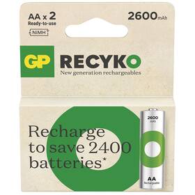 Batéria nabíjacia GP ReCyko 2600 AA (HR6), 2 ks (B25272)