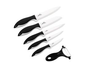 Sada kuchynských nožov ETA keramické nože 5 ks čierna