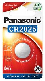 Batéria lítiová Panasonic CR2025, blister 1ks (CR-2025EL/1B)