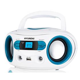 Rádioprijímač s CD Hyundai TRC 533 AU3WBL biely/modrý